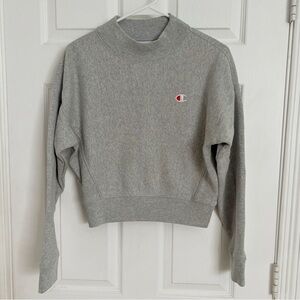 Champion | Reverse Weave Mock Neck Crop Sweatshirt